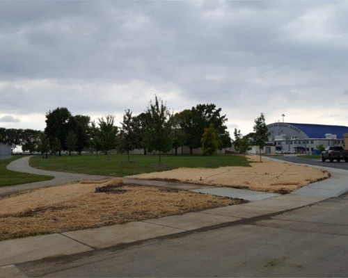 Sidewalk Extension, 183FW ILANG, Abraham Lincoln Airport, Springfield, IL